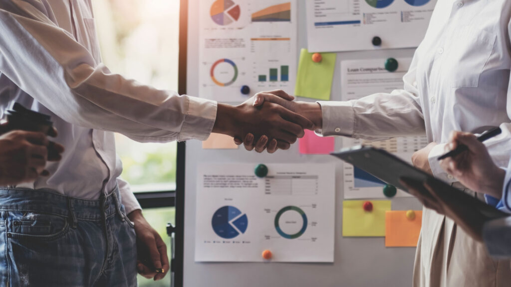 business handshake image